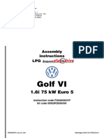 Golf VI - 1.6 - Euro5 - Einbauhandbuch Plug&Drive - Englisch