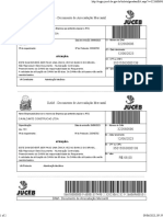 DAM - Documento de Arrecadação Mercantil: Cavalcante Construcao Ltda
