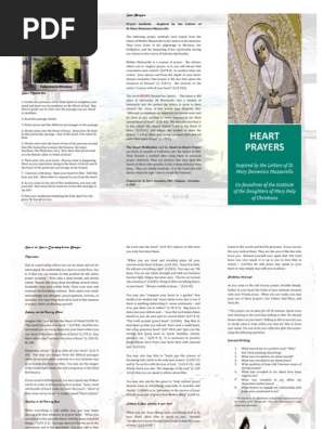 Heart Prayer Brochure for Young People