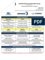 2016 Heinkel Drying Separation Product Line Card