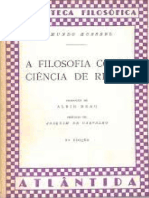 Husserl - Filosofia Ciencia Rigor