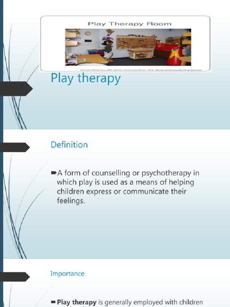 Play Therapy Treatment Plan Example