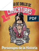 Invitación Curso CARICATURA de PERSONAJES