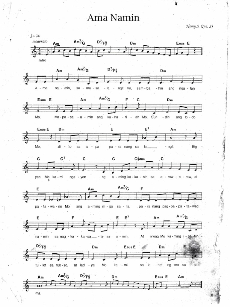 8 Ama Namin - N. Que | PDF