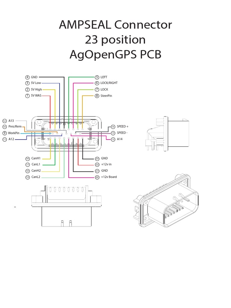 AgOpenGPS Terminal Wiring Diagram | PDF