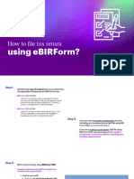 How To Fill-Up ITR Using EBIRForm - 2022 - v1