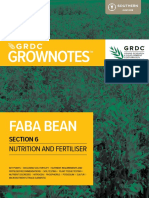 Grow Note Faba South 6 Nutrition Fertiliser