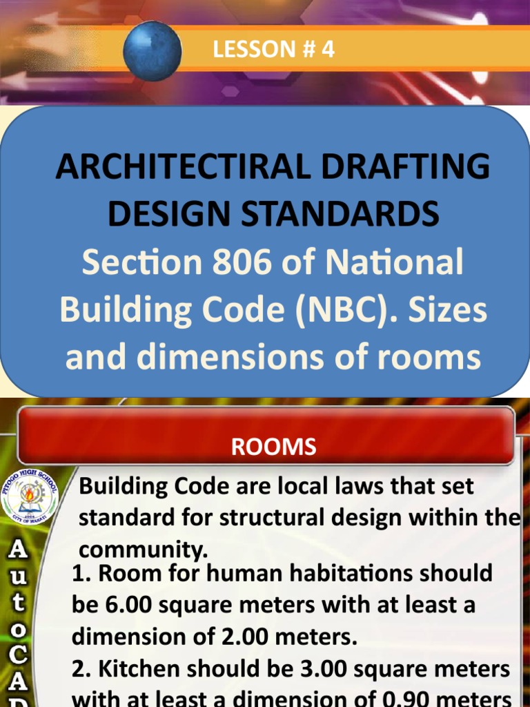 4. National Building Code Standards for rooms PDF
