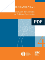 Herramienta 4: Resolución de Conflictos de Gobierno Corporativo