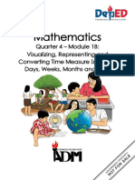 Math3 - q4 - Mod1b - Visualizing Representing and Converting Time Measure Involving Days Weeks Months and Year