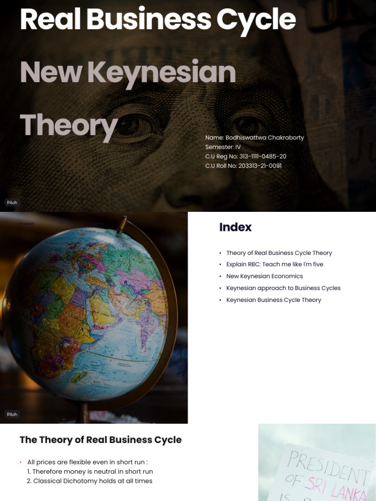 Real Business Cycle New Keynesian Theory Pdf Business Cycle