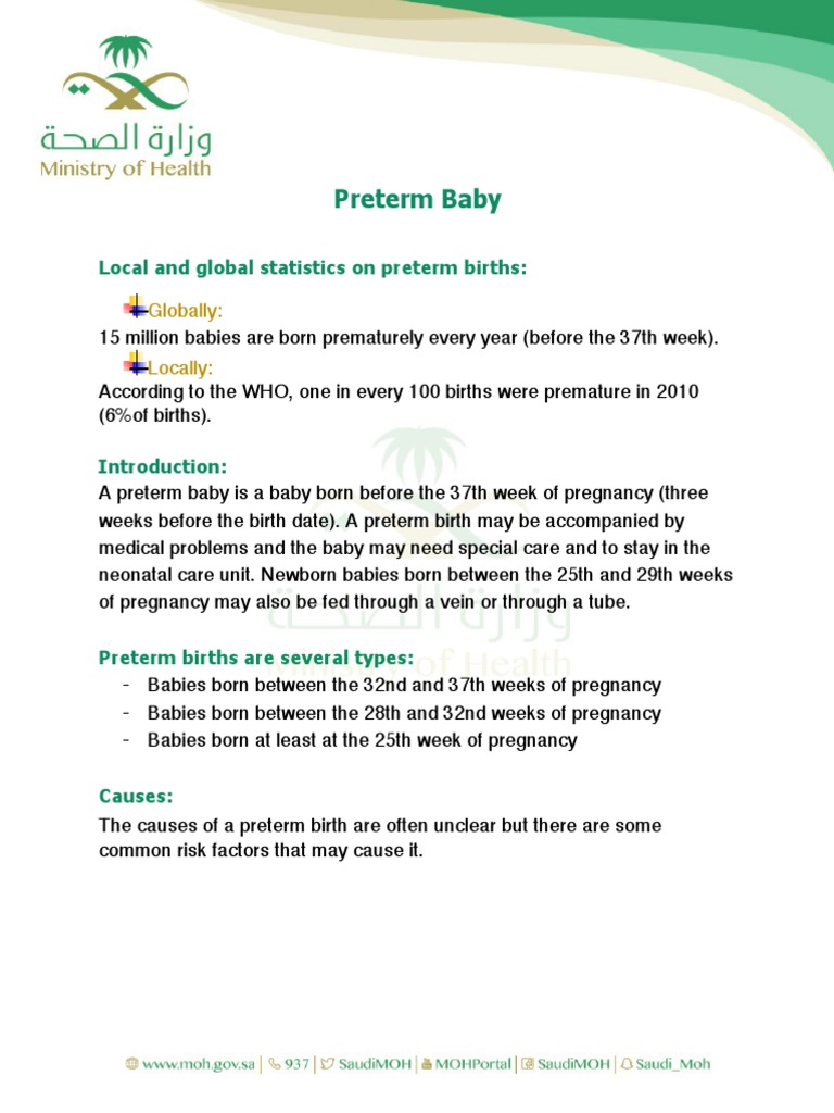 Understanding Preterm Births and Care | PDF