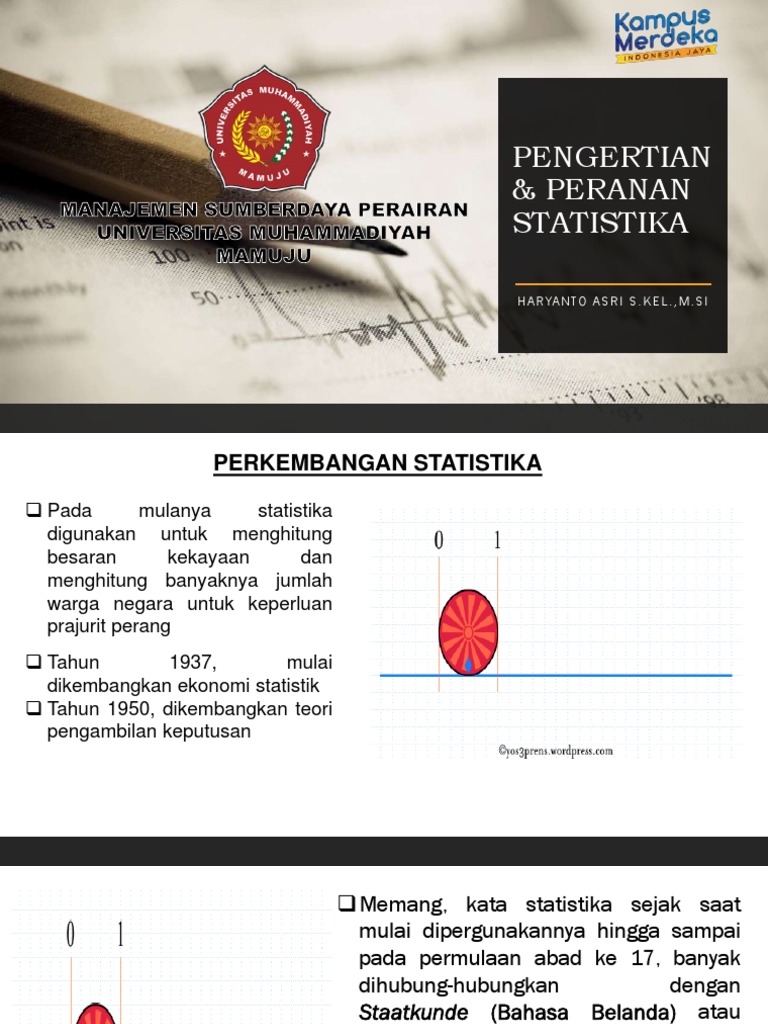Pertemuan 1 Pengertian Peranan Statistika Pdf