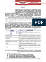 Habilidad Verbal Texto 1: Questionnaire-12 (GHQ-12) - Según El European Study of The Epidemiology of Mental Disorders