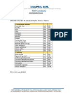 Compra de Materiales Rondos