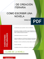 Taller Novela Juvenil 1 - Claves y Apuntes