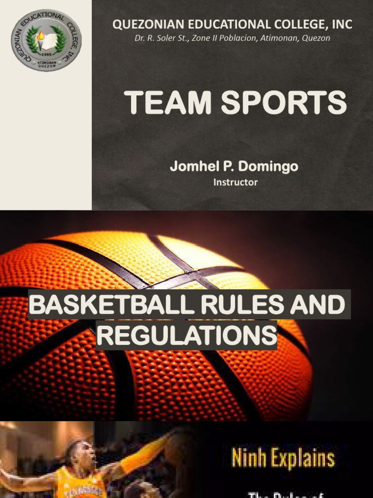 Pe4 Basketball Rules and Regulations PDF Sports Rules And Regulations Rules