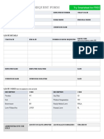 IC Employee Leave Request Form 10678