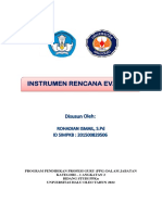 Instrumen Rencana Evaluasi