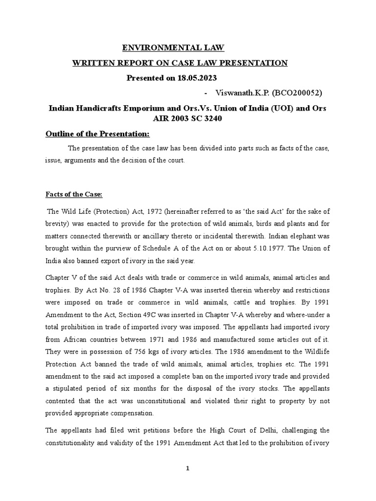 Law Students' Case Analysis | PDF | Ivory | Appeal