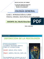 CLASE 1 Introducciòn A La Psicologia