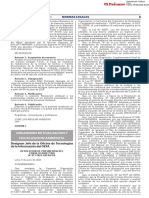 Normas Legales: Organismo de Evaluacion Y Fiscalizacion Ambiental