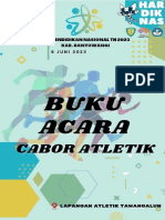 Buku Acara Kejuaraan Atletik Hardiknas 2023