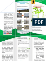 Triptico de Prevencion de Impacto Ambientales