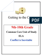 9th-10th Grade ELA Unit-Conflict Is Inevitable 4.12.13