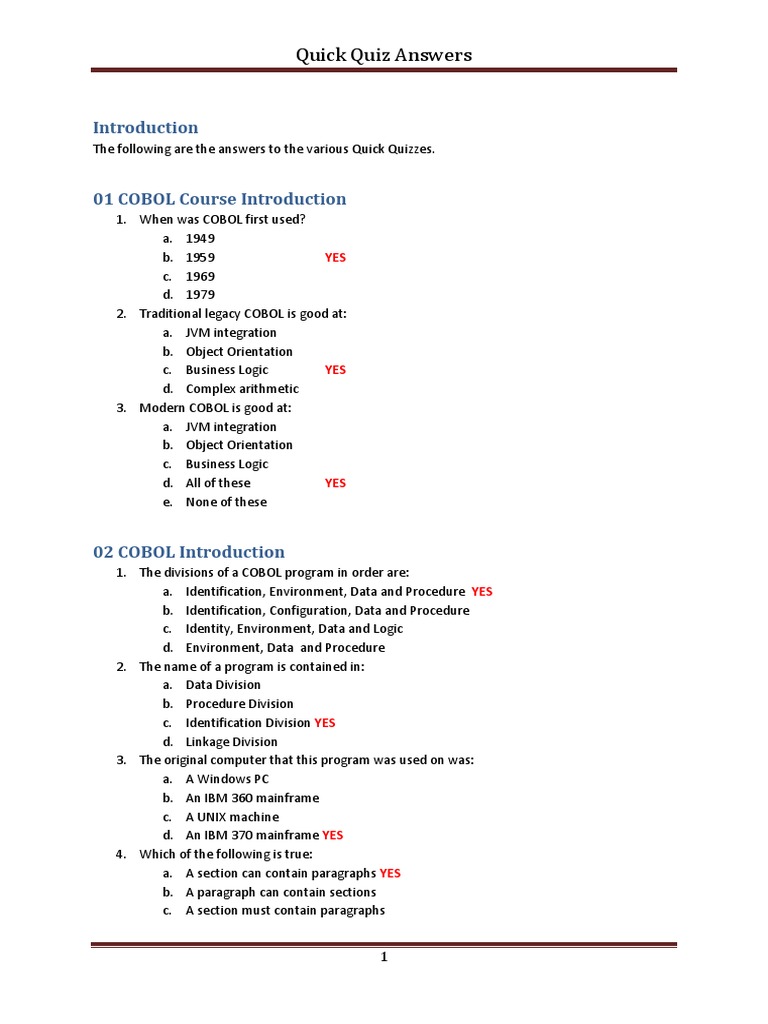 Quick Quiz Answers Eclipse | PDF | Method (Computer Programming ...