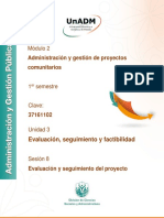 Módulo 2: Administración y Gestión de Proyectos Comunitarios