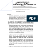 Edaran Hasil Rapat Komisi Fatwa Mui Prov Sumsel PDF