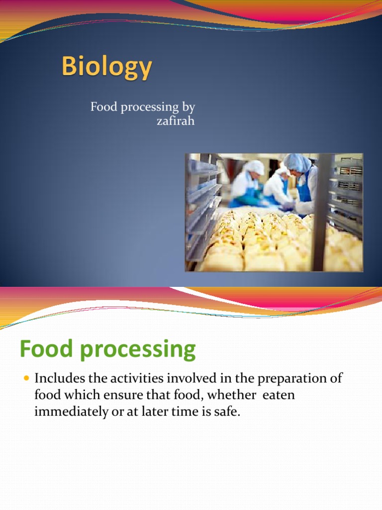 Biology Food Processing | PDF