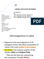 Dental Plaque and Carries Formation Week 8.