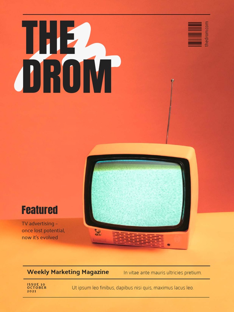 Interactive Digital Marketing Magazine Template PDF Communication