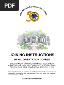 Noc Joining Instructions Revised - 19 Feb 22