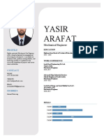 Yasir Arafat Resume