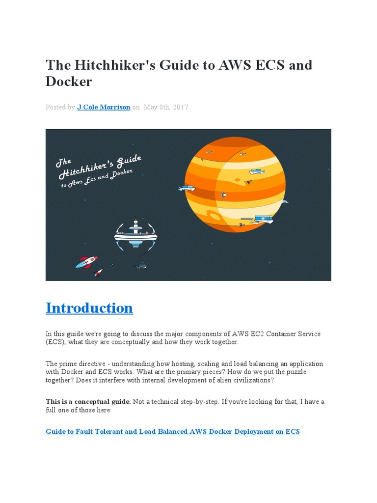 ECS and Docker | PDF