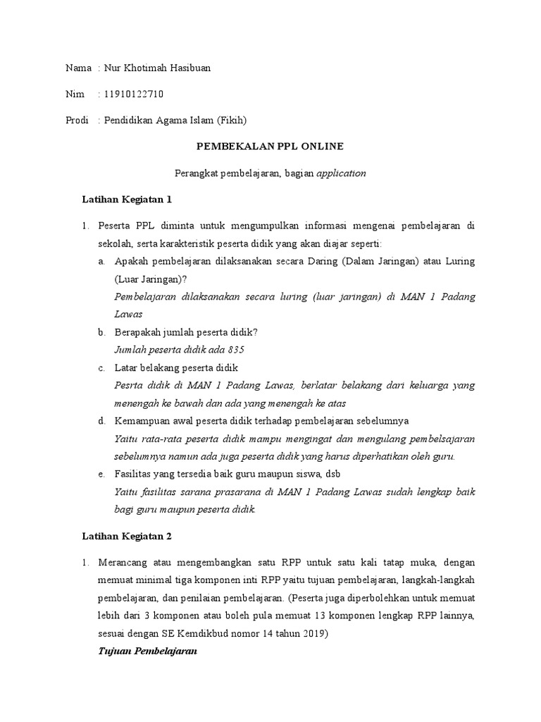 PPL Perangkat Applicatiom | PDF | Karier & Perkembangan