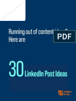 By Eric Sim: Running Out of Content Ideas? Here Are