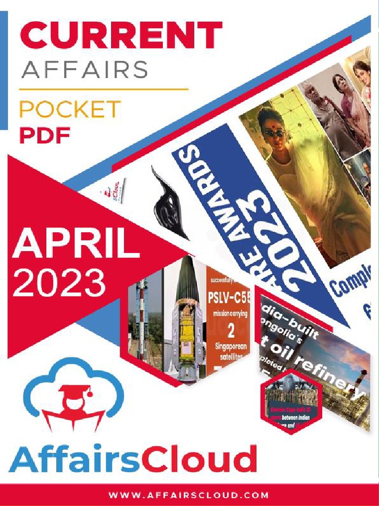 Current Affairs Pocket PDF - April 2023 by AffairsCloud 1 | PDF ...