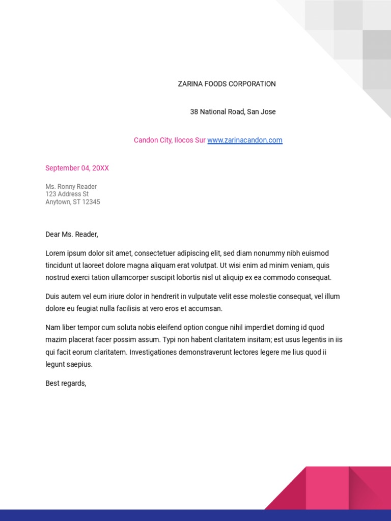 Business Letter | PDF