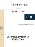 Materi Statistika 4 Variabel & Data