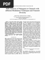 BER Analysis OfNakagami M Channels With