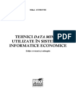Tehnici DATA MITING Utilizate in Sistemele Informatice Economice
