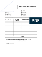 Laporan Penarikan Produk