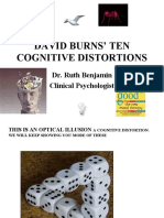 David Burns' Ten Cognitive Distortions