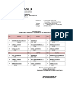 Jadwal Piket Panwaslu