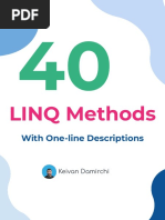 40 LINQ Methods