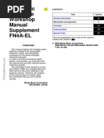 Automatic Transaxle Workshop Manual Supplement FN4A EL